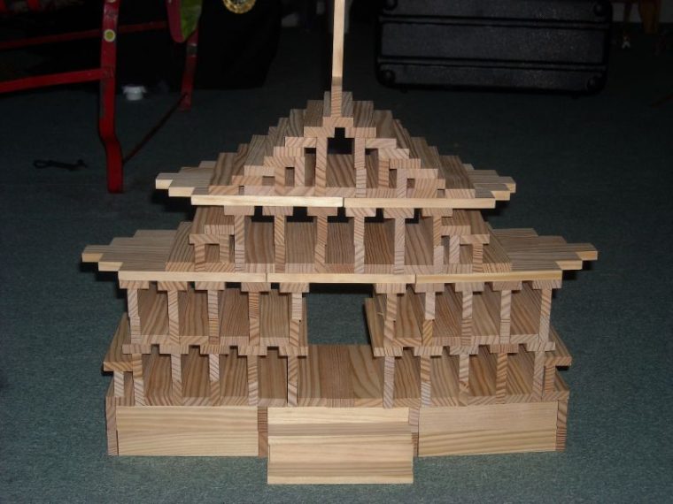 Modèle Maison En Kapla intérieur Construction Kapla Facile