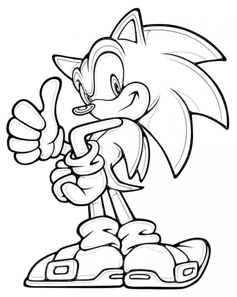 Modern Sonic Coloring Pages – 2019 Open Coloring Pages concernant Sonic Coloring Page