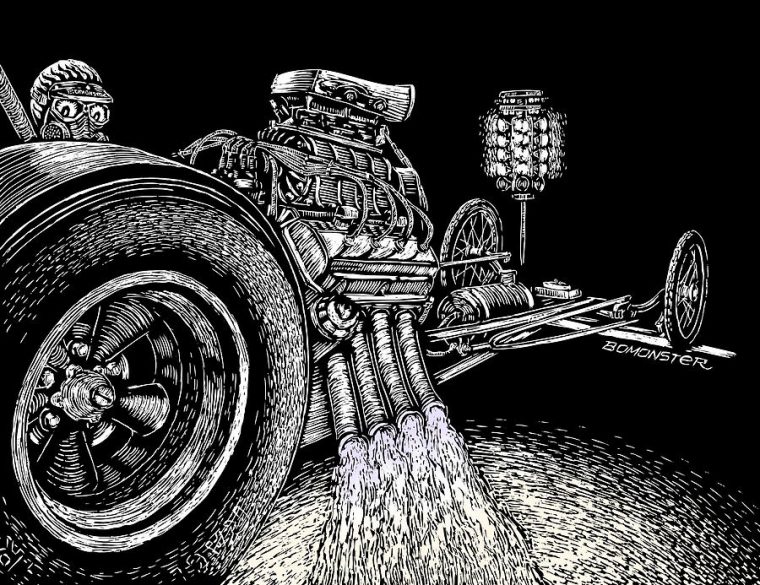 Nitro Burn Drawing By Bomonster tout Dragster Dessin Nitro Burn Drawing By Bomonster tout Dragster Dessin