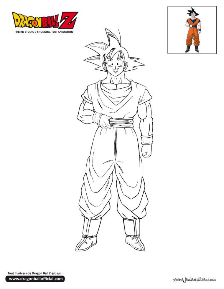 Nouveau Coloriage Dragon Ball Z Sangoku Super Saiyan Divin avec Coloriage Dragon Ball Z Sangoku Super Sayen 100