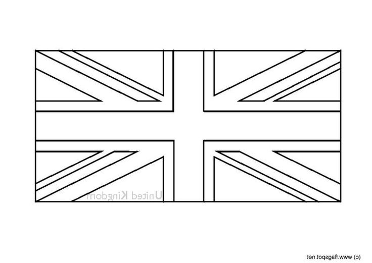 Pin On Coloriage Dessin tout Dessin Drapeau Angleterre