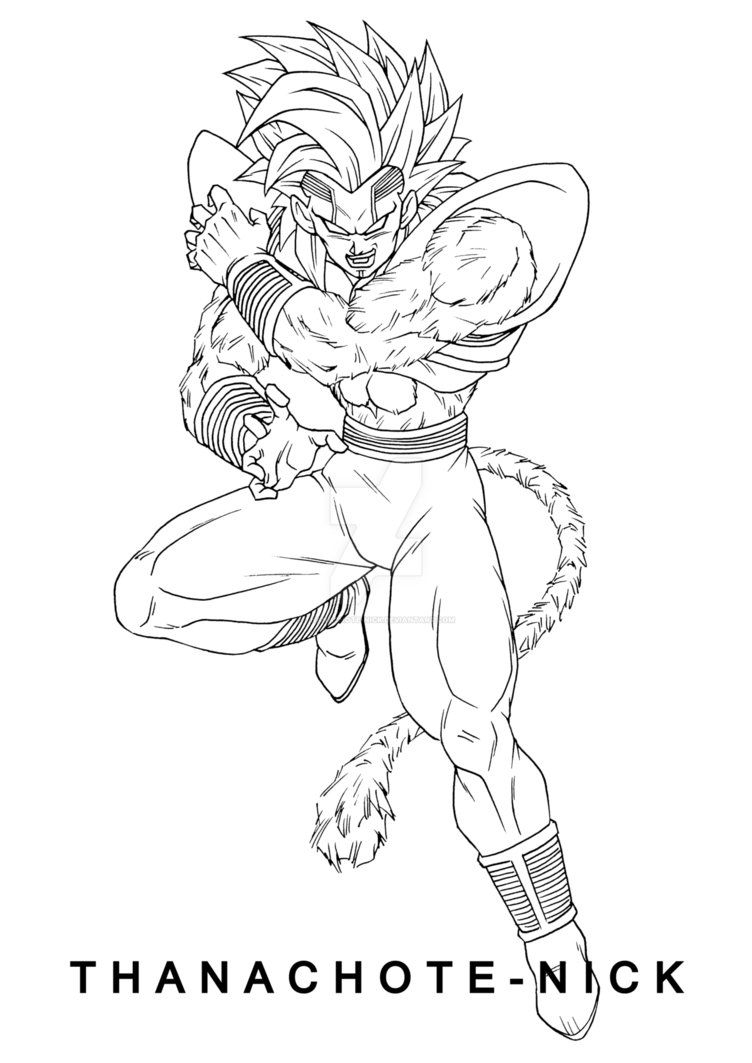 Pin On Jorge Goku intérieur Coloriage Gogeta