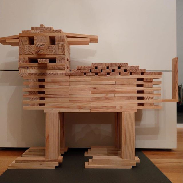 Pin On Kapla Animals tout Kapla Modele Facile Pdf