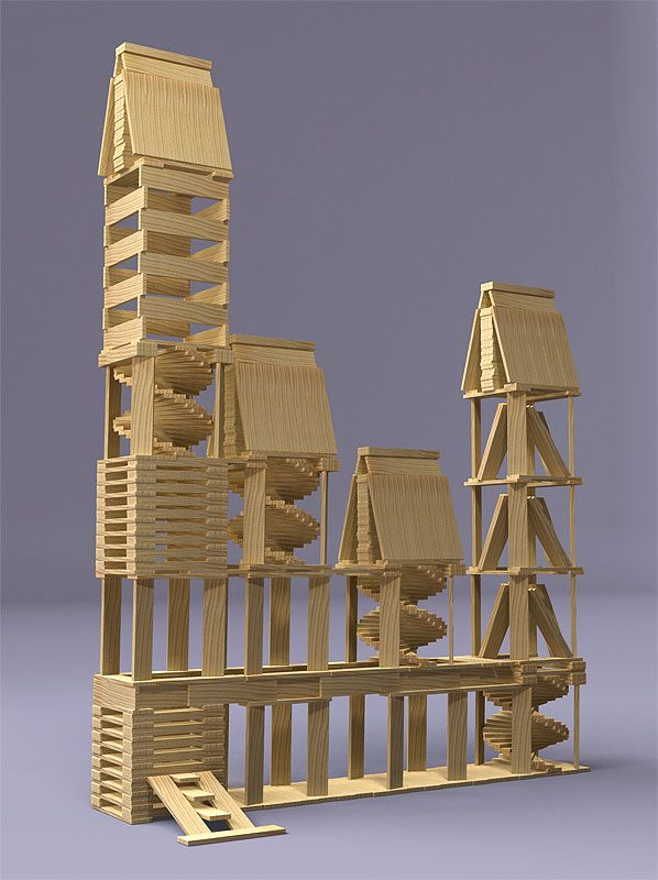 Pin On Kapla serapportantà Modele Kapla Simple Pin On Kapla serapportantà Modele Kapla Simple