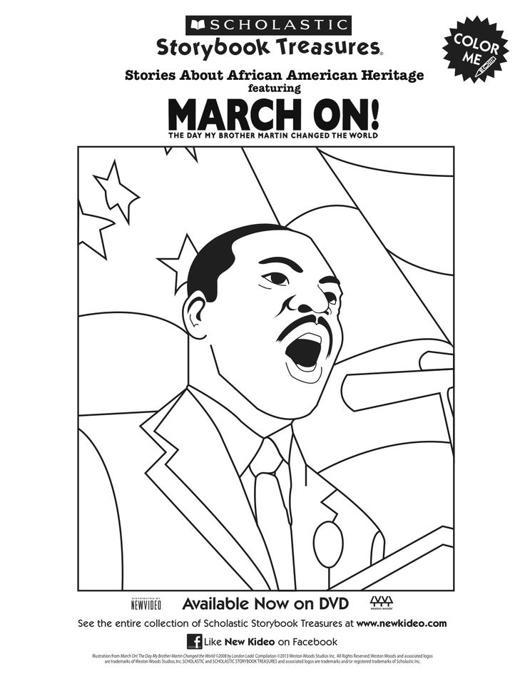 Pin On Printable Coloring Pages, Crafts & More pour Martin Luther King Jr Coloring Pages