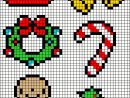 Pixel Art Noel Polaire - Sapin De Noël Et Cadeaux • Pixel dedans Pixel Art Noel Renne