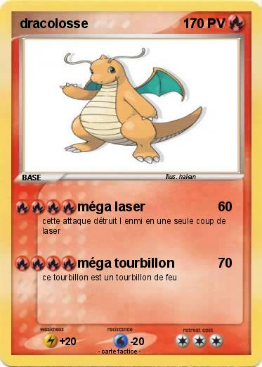 Pokémon Dracolosse 119 119 – Méga Laser – Ma Carte Pokémon encequiconcerne Coloriage Pokemon Dracolosse