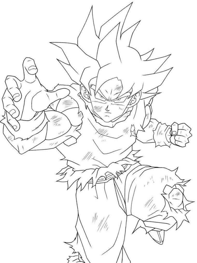 Sangoku (Signe De L'Ultra Instinct) | Dragon Ball Painting encequiconcerne Coloriage Sangoku Ultra Instinct