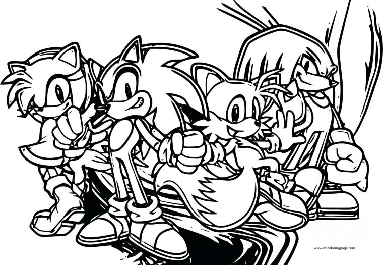 Sonic Boom Sonic And Friends Coloring Pages – Sonic Boom à Sonic Coloring Page
