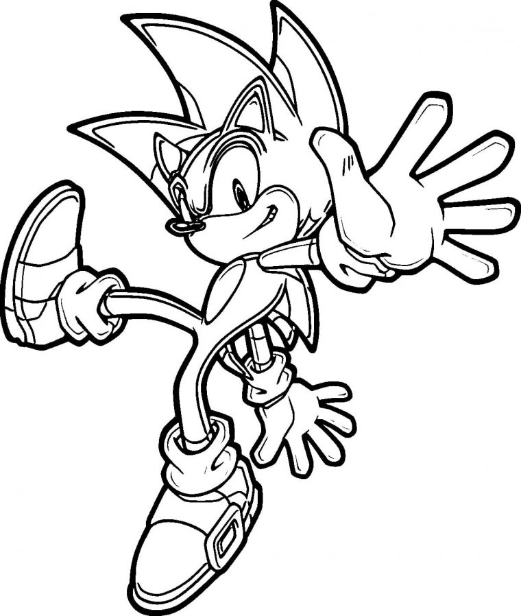 Sonic For Children – Sonic Kids Coloring Pages avec Sonic Coloring Page