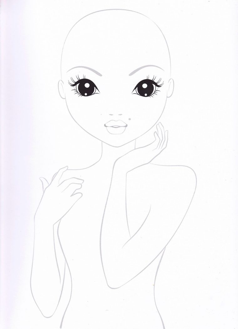 Top Model By Orlan: Modelki (Szkice) encequiconcerne Coloriage Top Model À Habiller