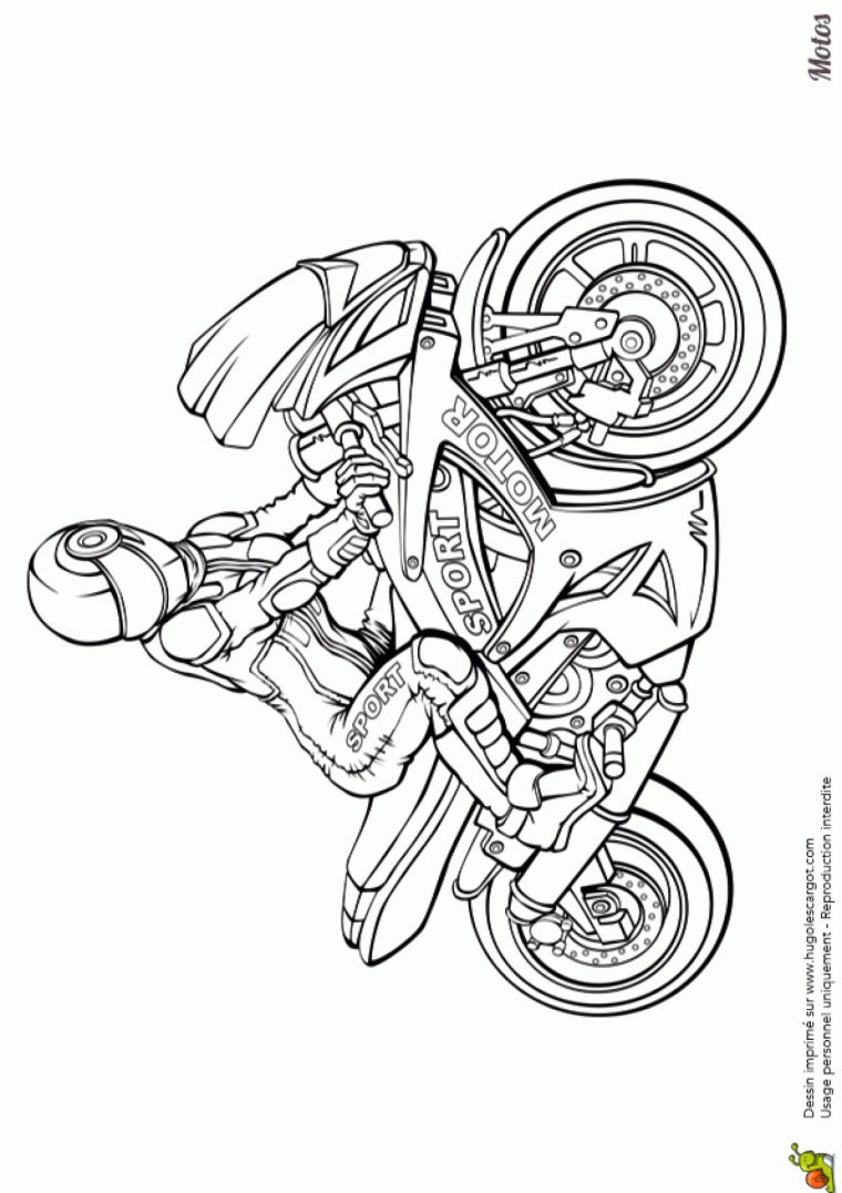 Top17+ Coloriage Moto Dessin – Lesgenissesdanslmais encequiconcerne Coloriage Moto Gp