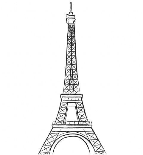 Tour Eiffel Dessin - Get Images Two encequiconcerne Comment Dessiner La Tour Eiffel