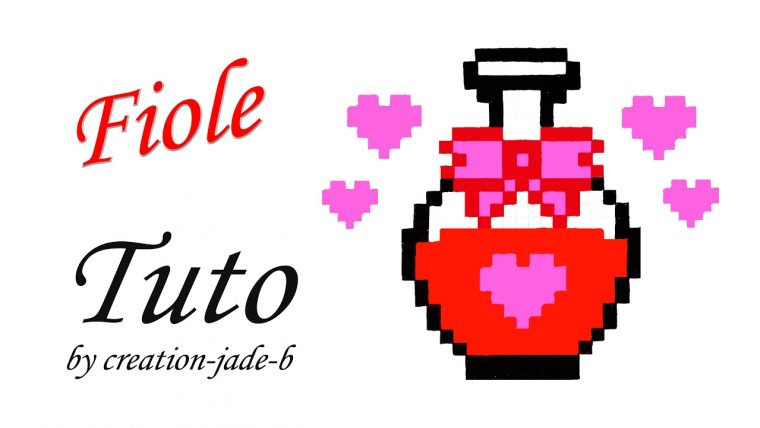 Tuto Pixel Art – Fiole/Potion D'Amour (Saint-Valentin) ! ♥ intérieur Pixel Art Sucre D&#039;Orge
