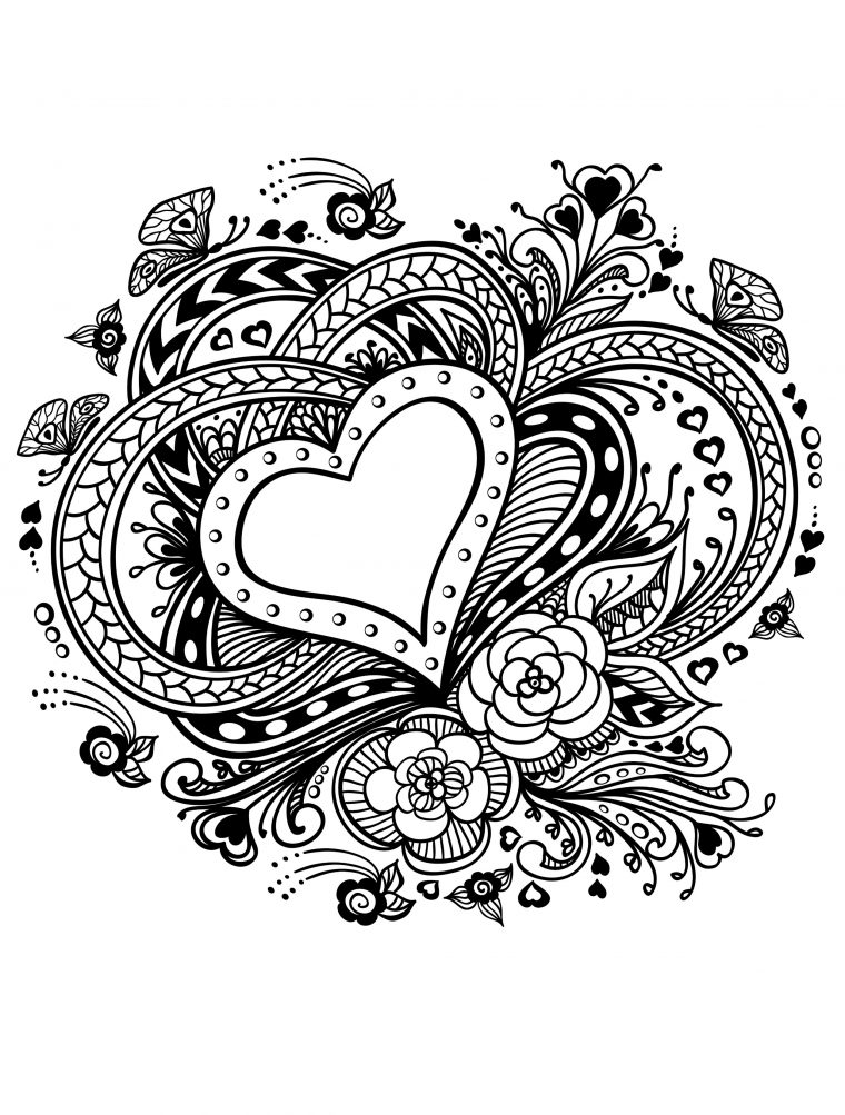 Valentines Day Coloring Pages For Adults – Best Coloring pour Free Valentines Day Coloring Pages