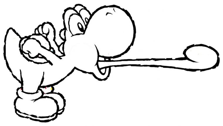 Yoshi Colouring Pages | Super Mario Coloring Pages tout Coloriage De Yoshi