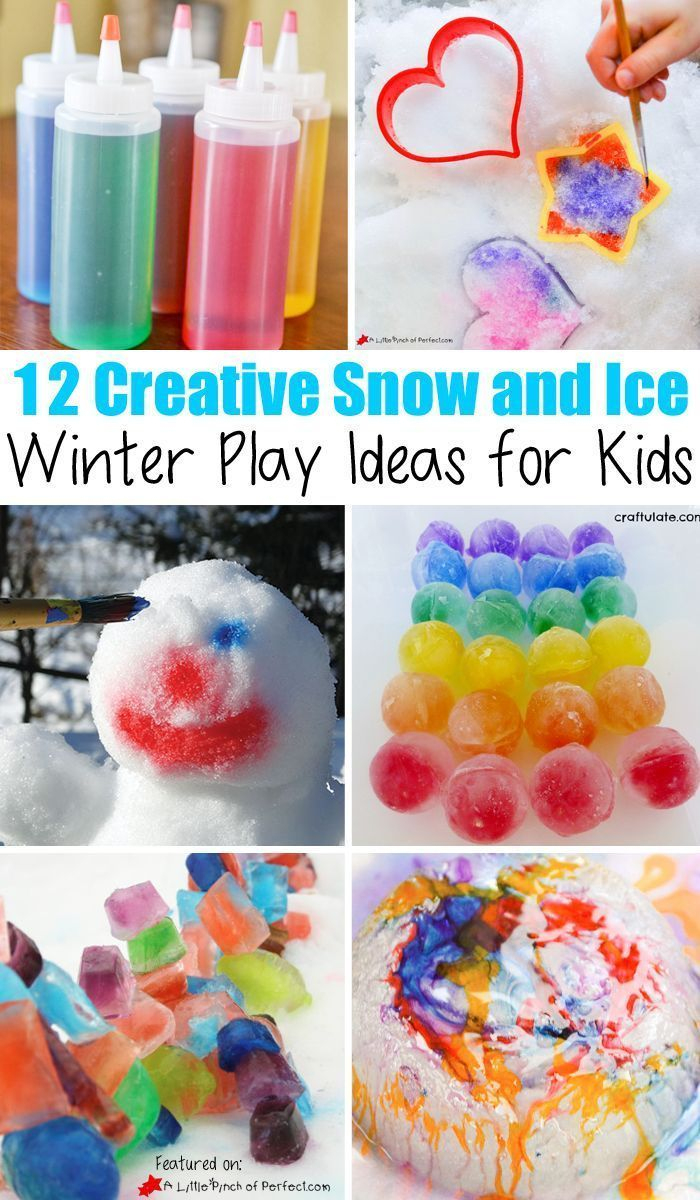 12 Creative Snow And Ice Winter Play Ideas For Kids destiné Winteraktivitäten Mit Kindern