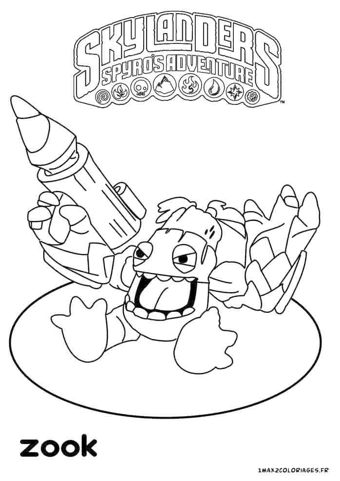 19 Dessins De Coloriage Skylanders Trap Team Feu À Imprimer avec Coloriage Skylanders Trap Team