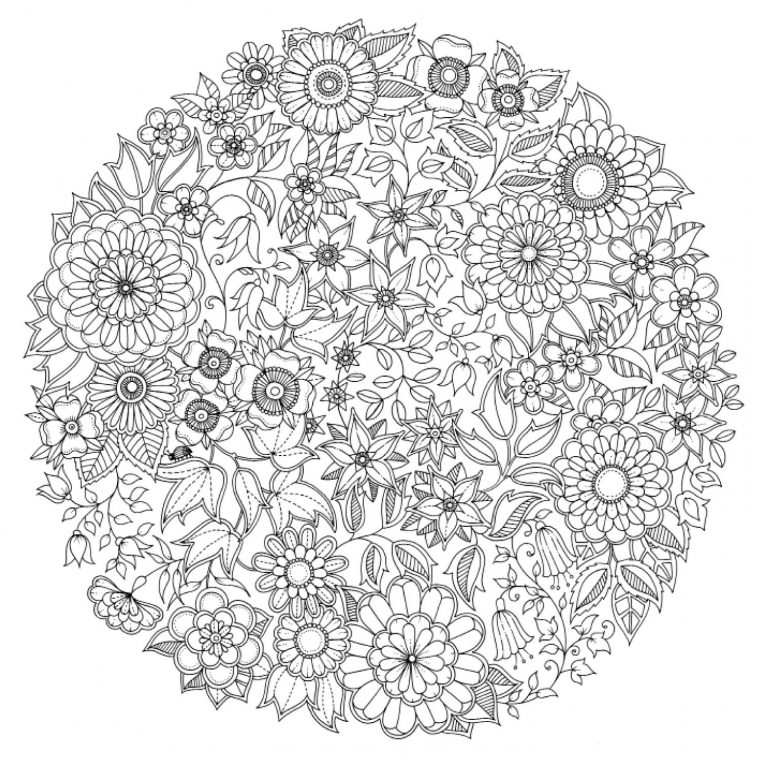 20 Dessins De Coloriage Mandala Difficile À Imprimer encequiconcerne Coloriage Difficile