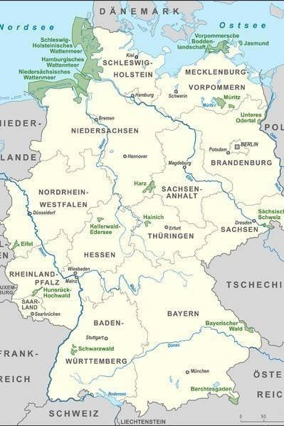 25 Karten, Die Dir Genau Erklären, Wie Deutschland concernant Geographie Deutschland Lernen