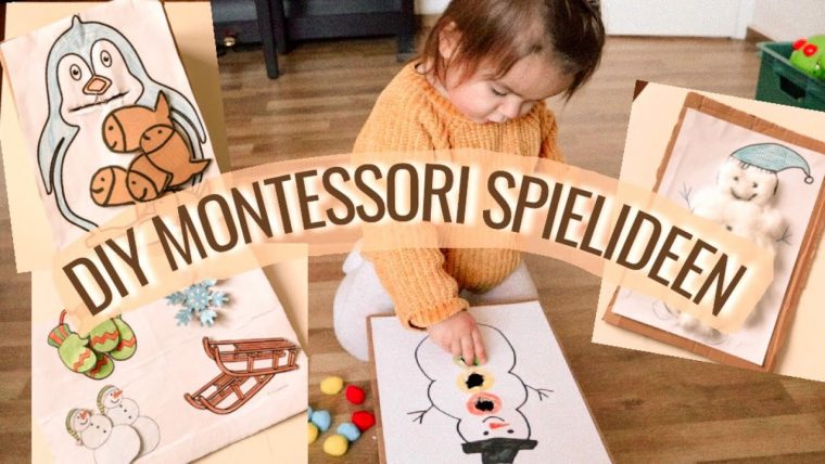 5 Diy Montessori Spielideen | Winter Edition (Für 1 – 2 encequiconcerne Spielideen Für Kinder