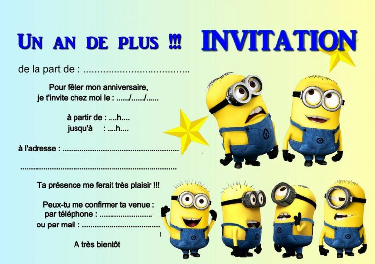 5 Ou 12 Cartes Invitation Anniversaire Les Minions Réf 277 intérieur Carte Invitation Anniversaire Garçon 5 Ou 12 Cartes Invitation Anniversaire Les Minions Réf 277 intérieur Carte Invitation Anniversaire Garçon