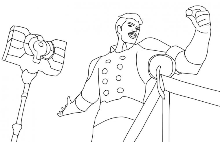 vi arcane coloring page