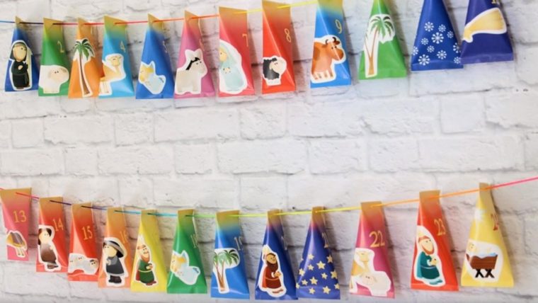 Adventskalender Basteln: 16 Wunderschöne Vorlagen avec Adventskalender Basteln Kindern Ideen