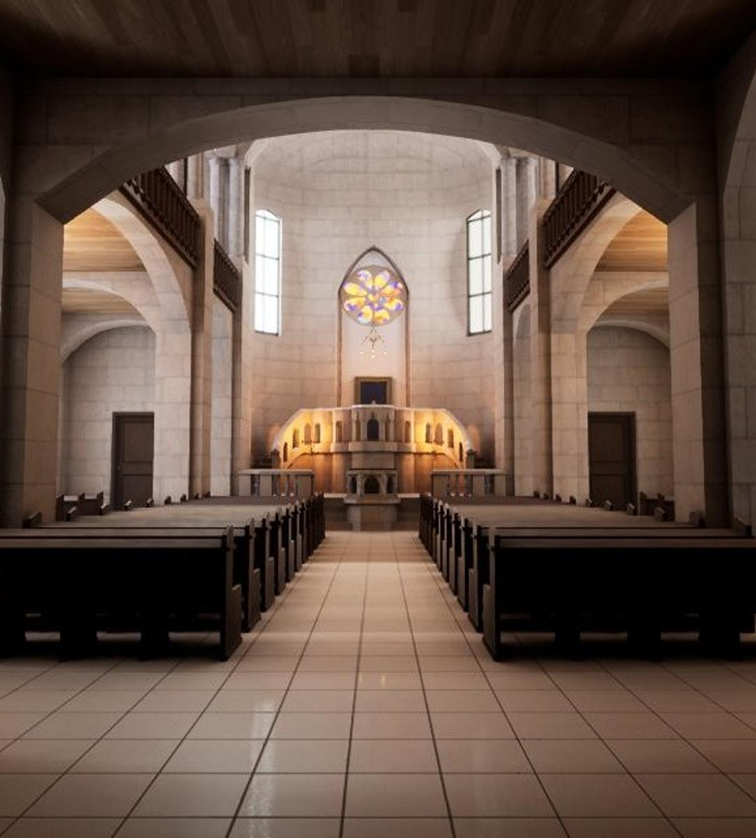 Alte Krefelder Synagoge Wird Als 3D-Animation Lebendig intérieur Wie