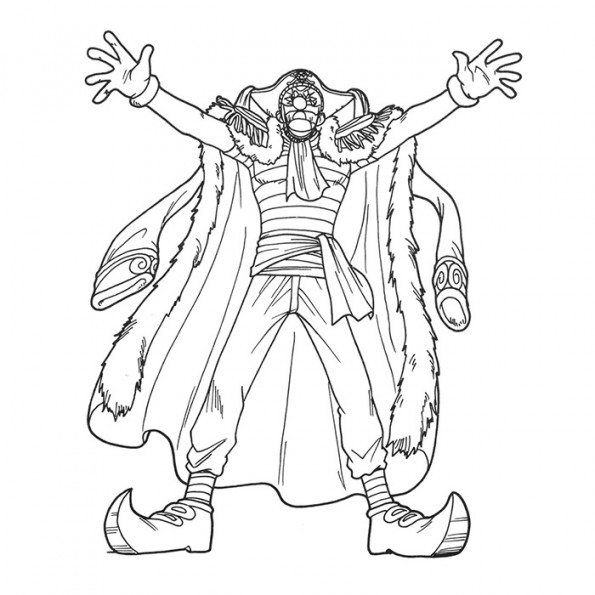 Baggy Le Clown Est Un Coloriage De One Piece encequiconcerne Coloriage One Piece Tout L'Équipage