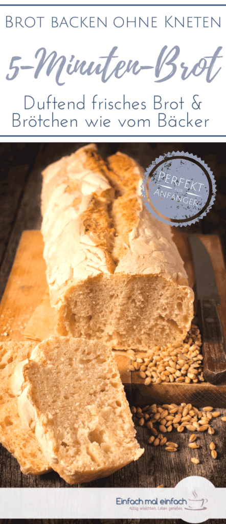 Brot Backen Mit Nur 5 Minuten Aufwand – Einfach Mal Einfach tout Brot Backen Mit Kindern Rezept