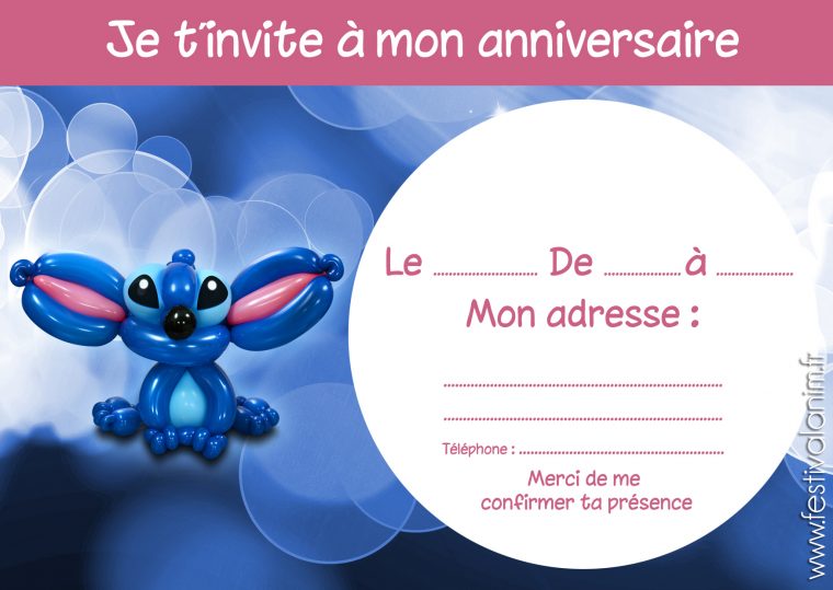 Carte Invitation Pour La Fête Des Enfants serapportantà Carton Invitation Anniversaire Gratuit À Imprimer