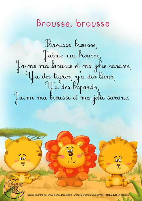 * Chant: Brousse Brousse (Jungle) - ★Meroute En Clis serapportantà Contines Pour Enfants