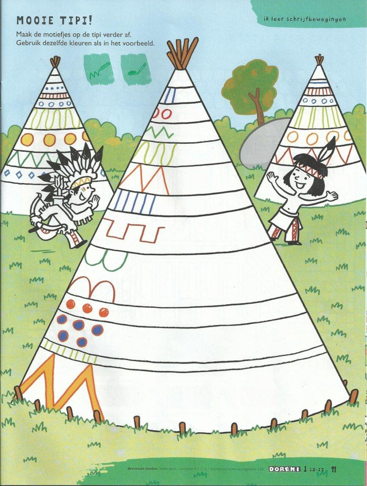 Coloriage 3-6 Ans Tipis Dedans Tipi Dessin à Dessin De Tipi