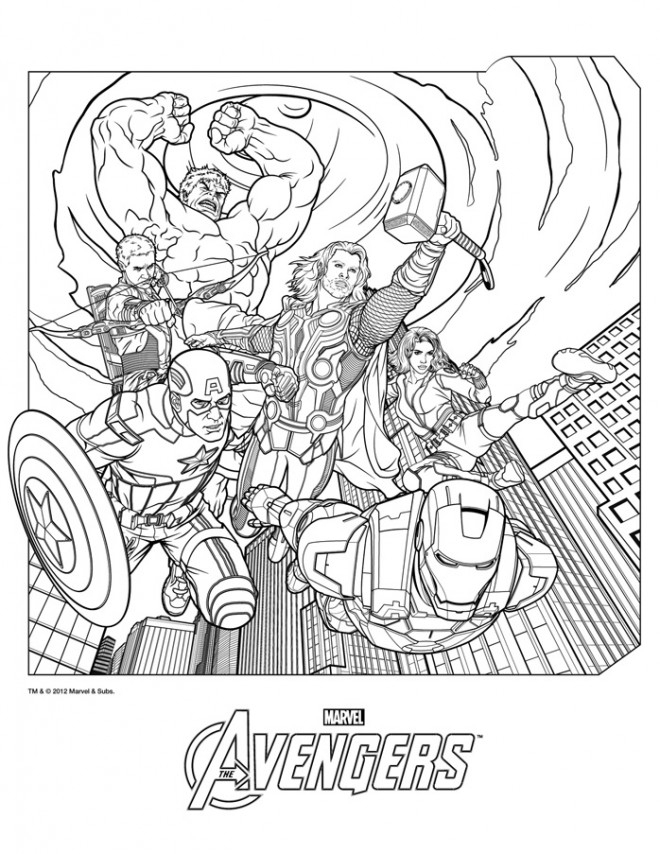 Coloriage Avengers Couleur Dessin Gratuit À Imprimer tout Coloriage Avengers À Imprimer