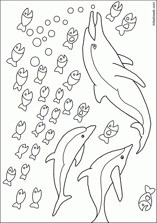 Coloriage Dauphins avec Dessin Dauphin Coeur Coloriage Dauphins avec Dessin Dauphin Coeur