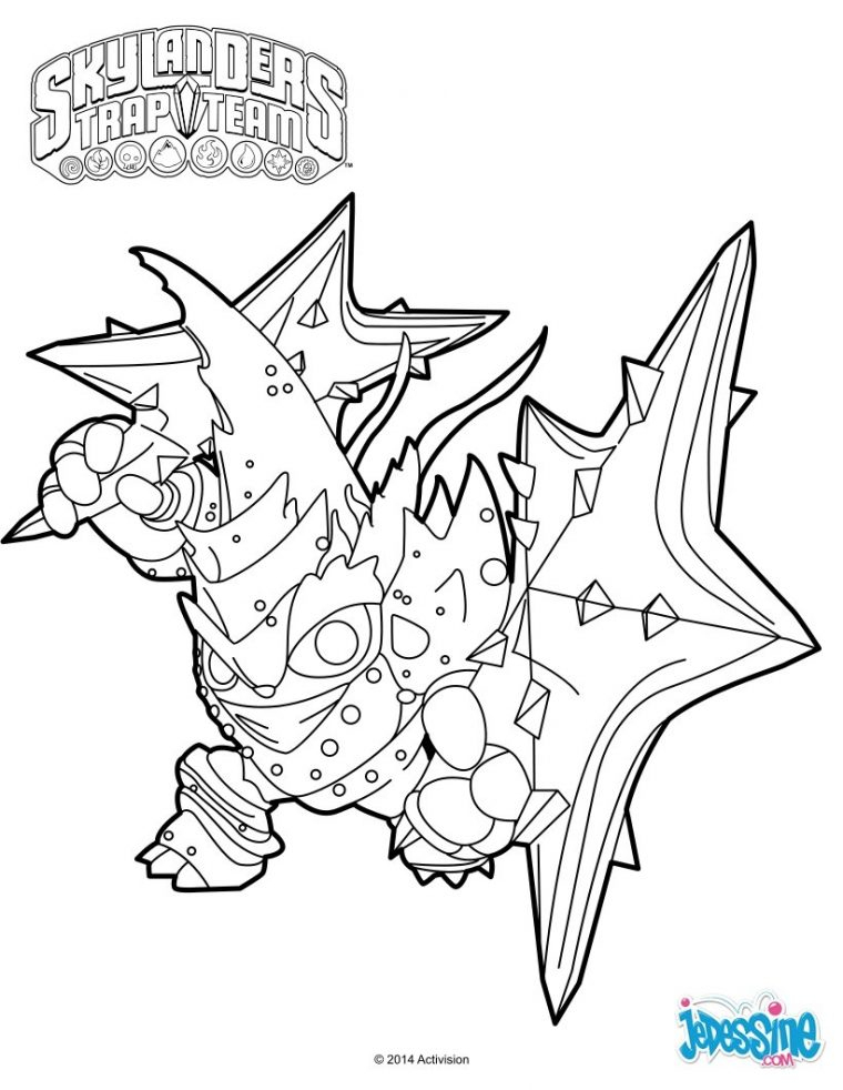 Coloriage Dessin Skylanders Dragon Facile Dessin Gratuit À tout Coloriage Skylanders Trap Team