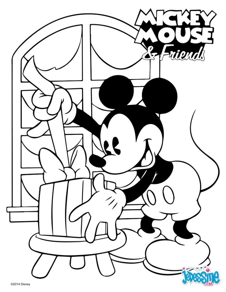 Coloriage Disney Noel Mickey | 30000 ++ Collections De serapportantà Coloriage De Mickey