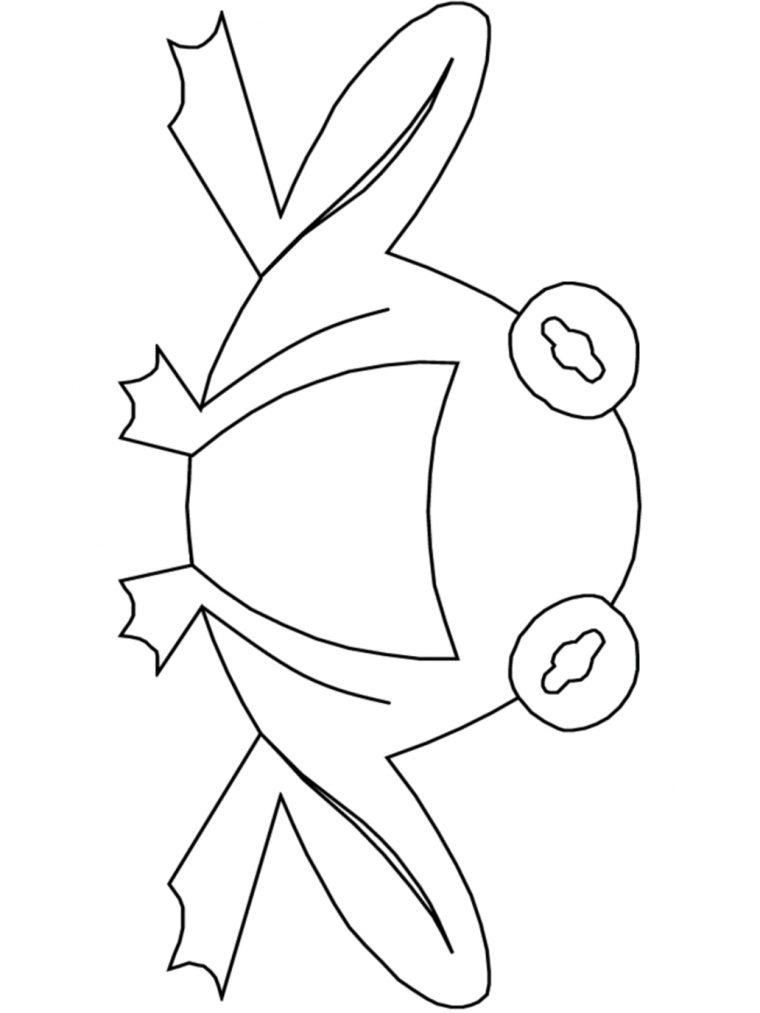 Coloriage Grenouille #7593 (Animaux) – Album De Coloriages avec Dessin Grenouille Facile