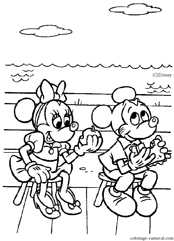 Coloriage Mickey À Imprimer (47 Dessins) Gratuit encequiconcerne Coloriage Mickey Magicien