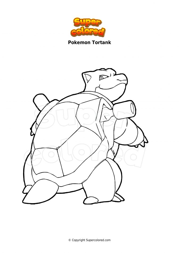 Coloriage Pokemon Tortank : Coloriage Pokemon Ex Les Beaux intérieur Tortank A Imprimer