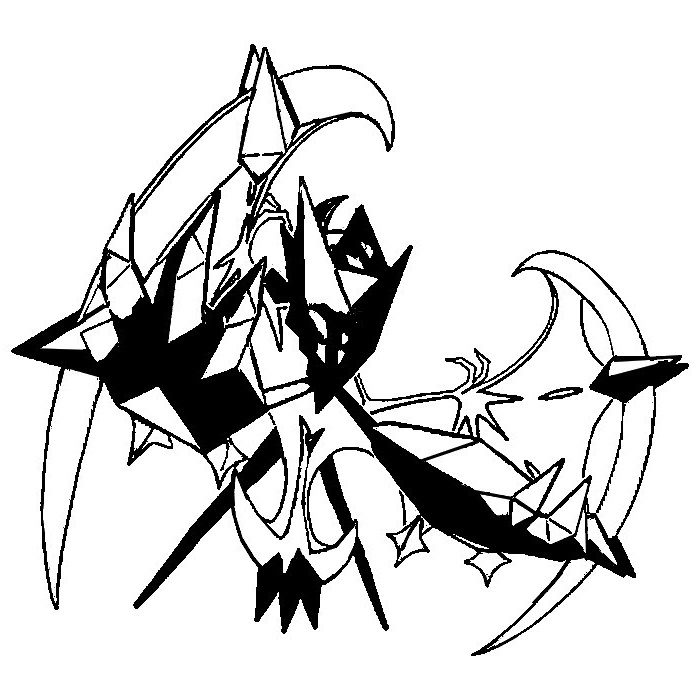 Coloriage Pokemon Ultra Soleil Beau Galerie Coloriage à Ultra Necrozma Coloriage