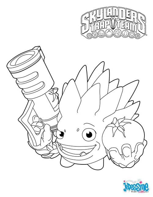 Coloriage Skylanders Trap Team Food Fight tout Coloriage Skylanders Trap Team