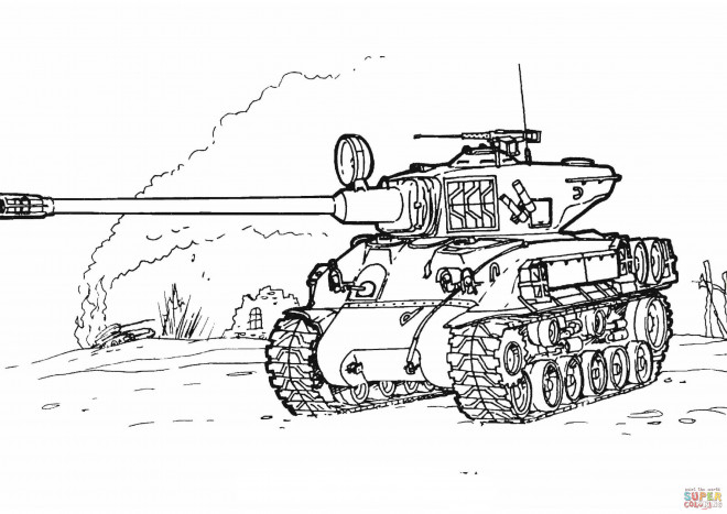 Coloriage Tank De Guerre Mondiale Dessin Gratuit À Imprimer tout Coloriage De Guerre
