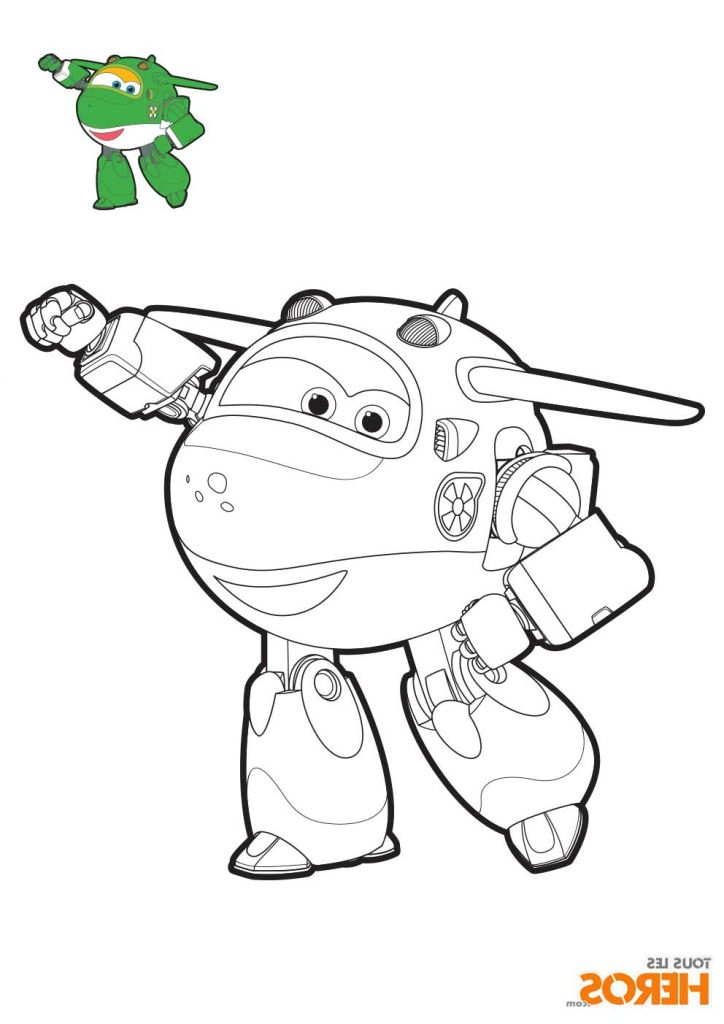 Coloriage Wings Inspirant Images Coloriages Super Wings serapportantà Coloriage Super Wings Donnie