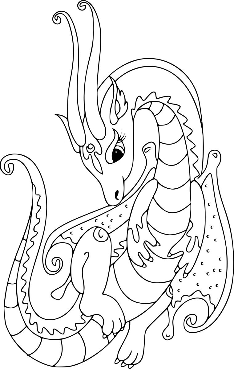 Coloriages À Imprimer : Dragon, Numéro : Cb0093A5 tout Coloriage Scoubidou À Imprimer