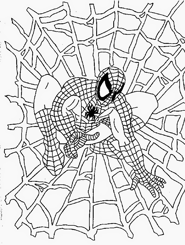 Coloring Pages: Spiderman Free Printable Coloring Pages serapportantà Coloriage Spider Man