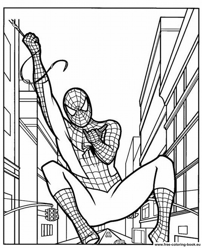 Coloring Pages Spiderman – Page 2 – Printable Coloring intérieur Coloriage Spider Man