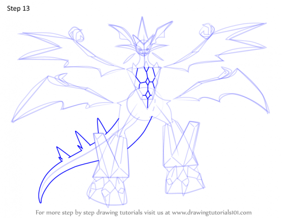Comment Dessiner Ultra-Necrozma De Pokemon Facilement intérieur Ultra Necrozma Coloriage