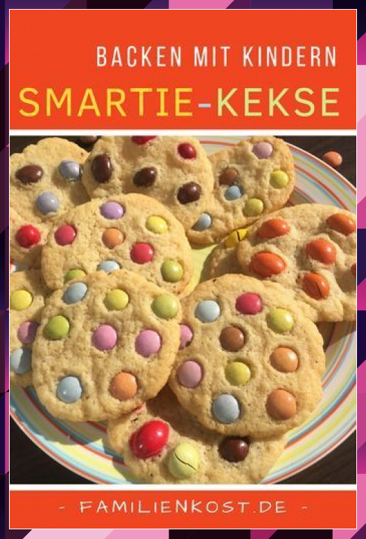 Cookies Mit Smarties: Rezept Für Bunte Kekse Für Kinder # concernant Backrezepte Für Kinder